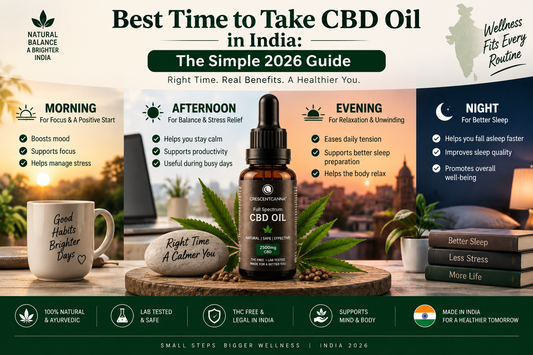 Best Time to Take CBD Oil in India The Simple 2026 Guide