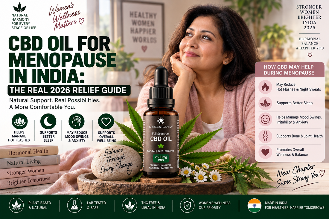 CBD Oil for Menopause in India The Real 2026 Relief Guide