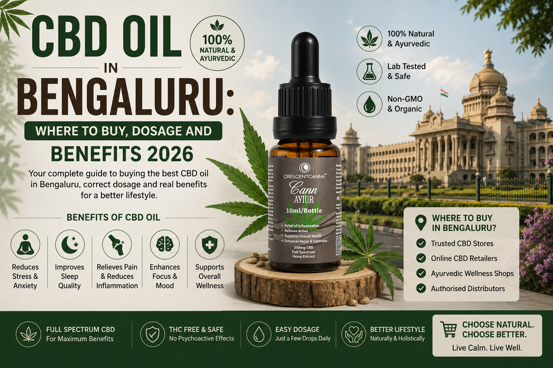 CBD Oil in Bengaluru Where to Buy, Dosage and Benefits 2026