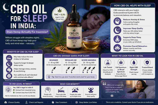 CBD Oil for Sleep in Indi