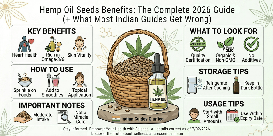 Hemp Oil Seeds Benefits: The Complete 2026 Guide (+ What Most Indian Guides Get Wrong)