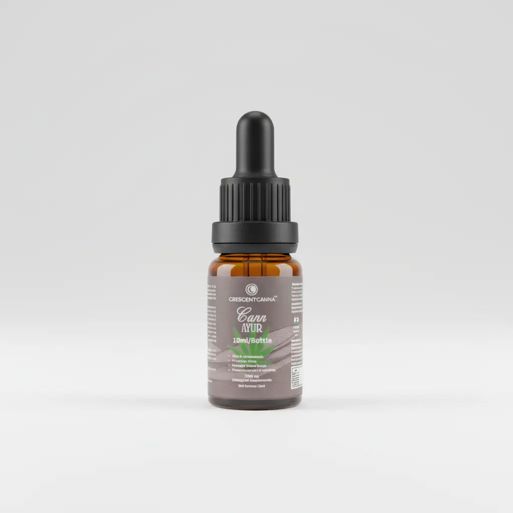 Cann Ayur 10ml – Pure CBD Oil Drops crescentcanna-india