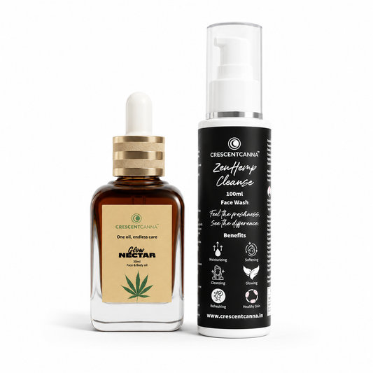 Summer Glow Combo – Glow Nectar + ZenHemp Face Wash
