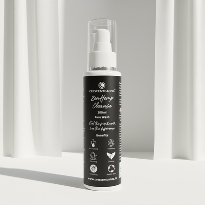 ZenHemp Cleanse– Herbal Hemp Face Wash crescentcanna-india
