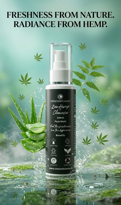 ZenHemp Cleanse– Herbal Hemp Face Wash