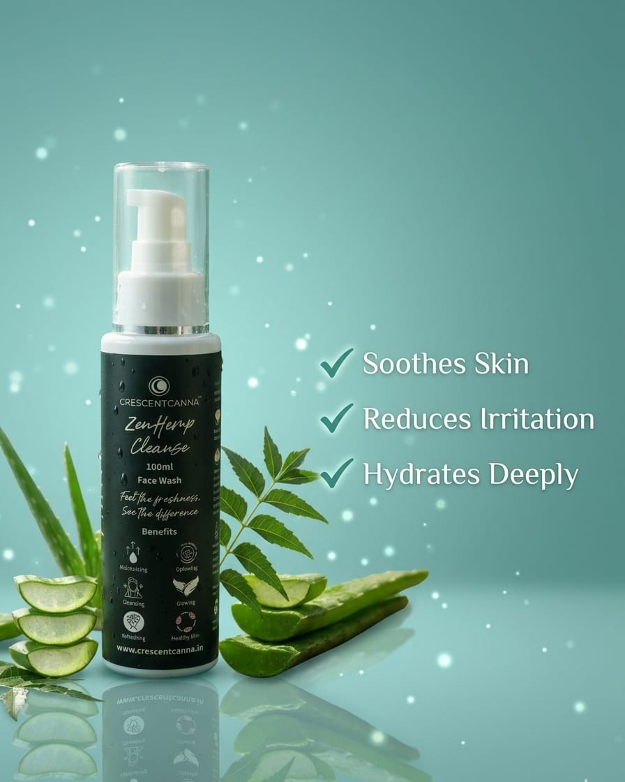 ZenHemp Cleanse– Herbal Hemp Face Wash
