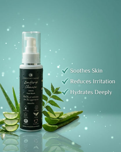 ZenHemp Cleanse– Herbal Hemp Face Wash