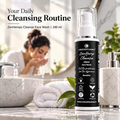 Daily cleansing routine with ZenHerb Cleanse herbal face wash