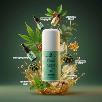 Cann Artic : Immediate Relief Muscle and Joint Pain Oil crescentcanna-india